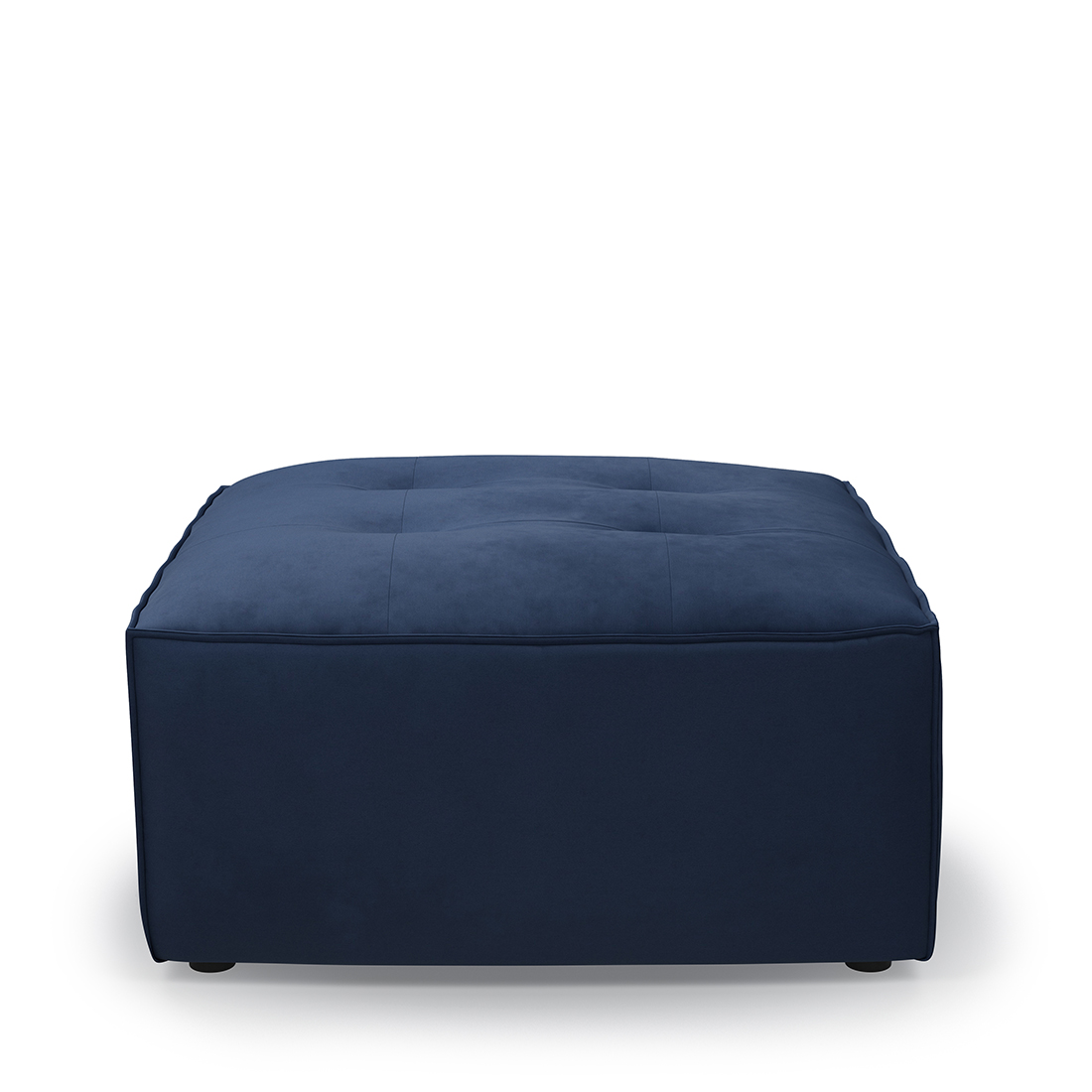 Bellagio Outdoor Footstool, sunbrella solid, blazer