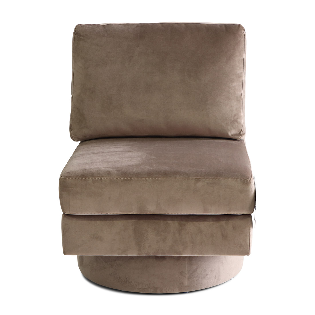 Round Swivel Chair Vel GlMink XSX