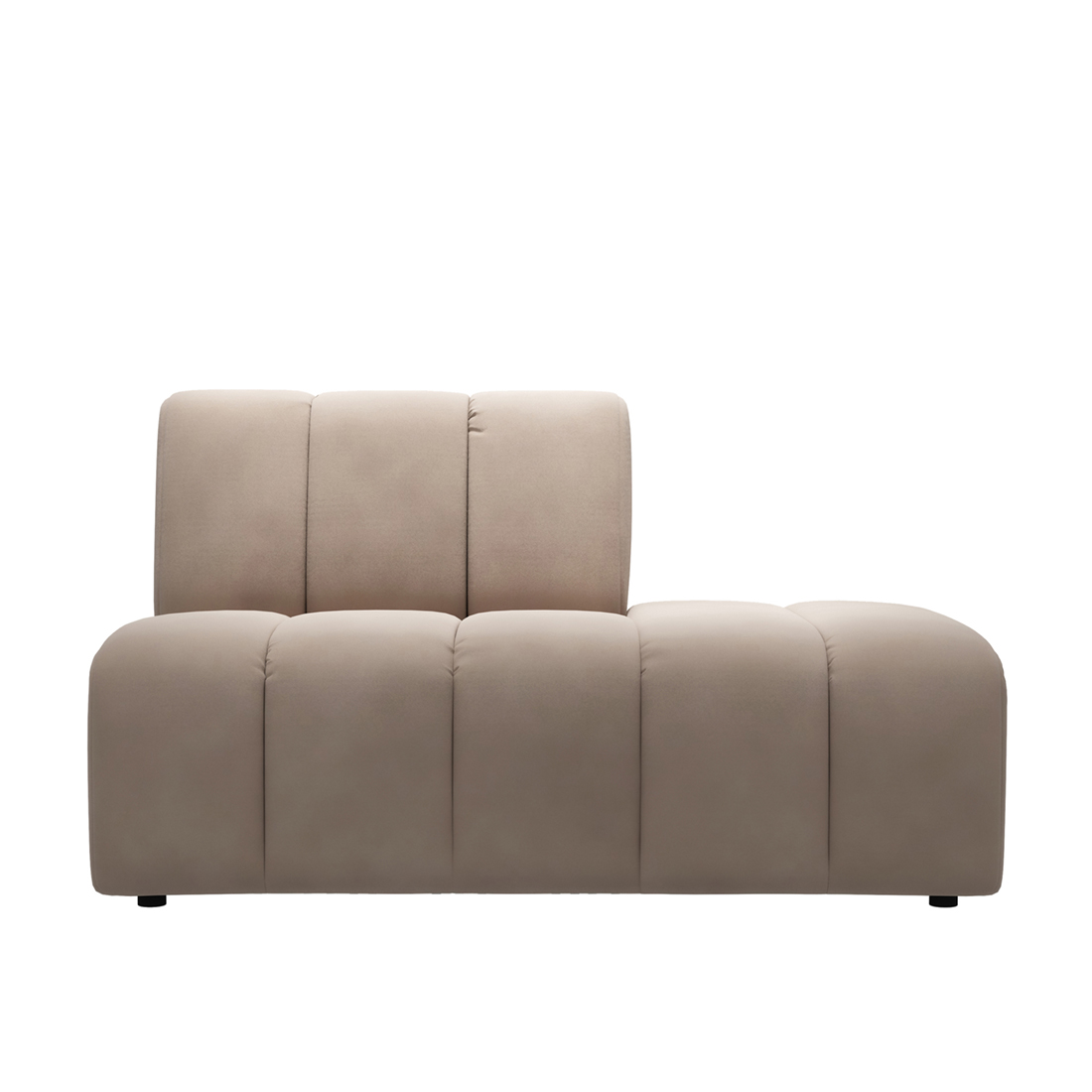 Rivièra Maison - Dazzle Lounger R Light Taupe - Kleur: bruin