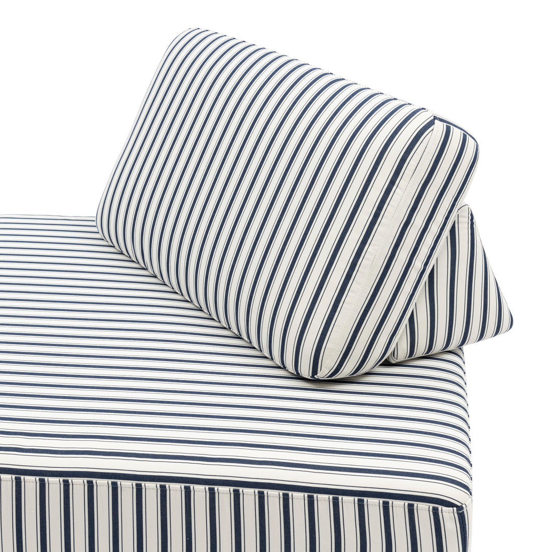 Verona Outdoor Backcushion, blue stripe