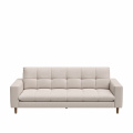 3,5 Seater Sofa, Soft Beige, Chenille Jacquard Vogue