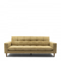 3,5 Seater Sofa Nelson, Silky Brass, Chenille Jacquard Vogue