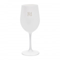 Outdoor WineGlass RM Monogram, white
