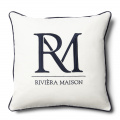 Pillow Cover RM Monogram, white, 50x50