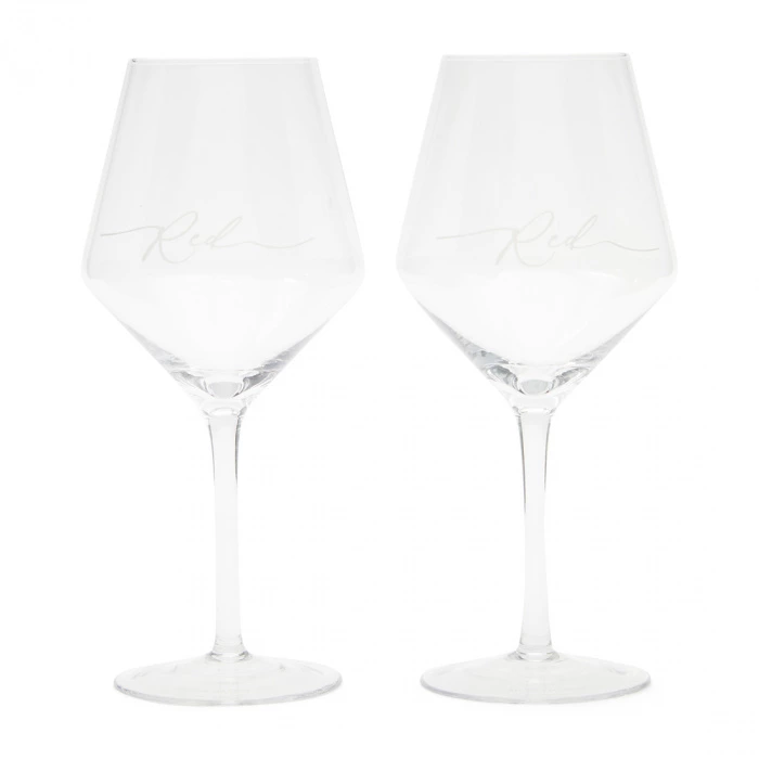 Wine Glass RM Red, 2 Pieces