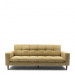 3,5-Sitzer Sofa Nelson, Silky Brass, Chenille Jacquard Vogue