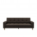 3,5 Seater Sofa, Dark Brown, French Weave