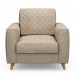 Armchair Kendall, Natural, Washed Cotton