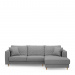 Chaise Longue Sofa Right Kendall, Grey