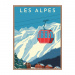 Wall Art Les Alpes 60x80