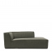 Modular Sofa The Jagger, Lounger Right, Pale Green