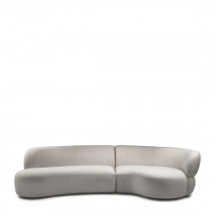2,5-seater sofa San Remo, Right, Natural Grey