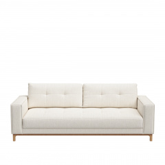 3,5 Seater Sofa Burnley, Simply White, Bouclé