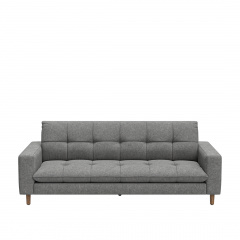 3,5 Seater Sofa Nelson, Grey, Washed Cotton