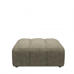 Footstool Martinique, Real Olive, Copperfield Weave
