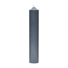 Stumpenkerze RM Rustic, Blau, 7x40 cm
