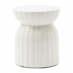 End Table Sintra Pure White 35CM
