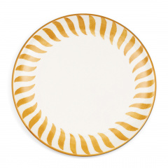 Breakfast Plate Menton, yellow