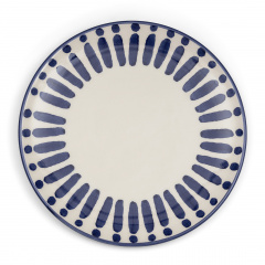 Breakfast Plate Menton, blue