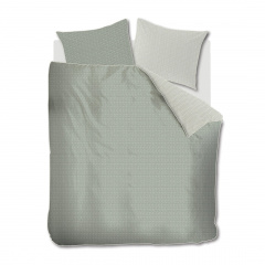 Duvet cover, RM Bambu, Grey/Green, 200x200/220