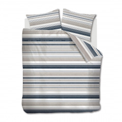 Duvet cover, RM Sturdy Stripe, Navy, 200x200/220