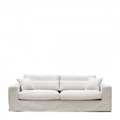3,5-Sitzer Sofa Miles, Antique White