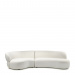 2,5-seater sofa San Remo, Left, Simply White