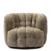 Arosa Swivel Sessel, Open Weave, Taupe