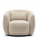 Swivel armchair Leonardo, Natural