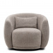 Swivel armchair Leonardo, Taupe