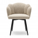 Swivel dining chair Dauphine, Natural Grey