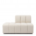 Dazzle Lounger Left, Soft White