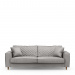 Kendall Sofa 3,5 Seater, velvet, platinum