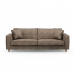 Kendall Sofa 3,5 Seater, velvet, clay