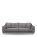 Kendall Sofa 3,5 Seater, oxford weave, steel grey