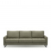 West Houston Sofa 3,5 Seater, oxford weave, forest green