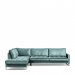 Chaise Longue Sofa Left West Houston, Mineral Blue