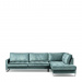 Chaise Longue Sofa Right West Houston, Mineral Blue