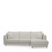 Chaise Longue Sofa Right Kendall, Alaskan White