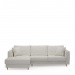 Chaise Longue Sofa Left Kendall, Alaskan White