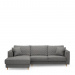 Chaise Longue Sofa Left Kendall, Classic Charcoal