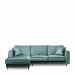 Chaise Longue Sofa Left Kendall, Mineral Blue