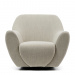 Armchair The Jill Swivel, Fabulous Flax, Mouliné Linen