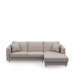 Chaise Longue Sofa Right Kendall, Pebbles Stone