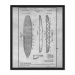 WallArt Surfboard Technical 2 50x60