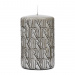 Blunt candle RM Monogram M, Natural