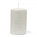 Blank candle RM Monogram M, White