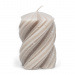 Twisted Blunt candle S, Natural