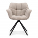 Swivel Dining Chair Carnaby, Fabulous Flax, Mouliné Linen