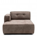 Brandon Chaise Longue Left, scottish suede, liver